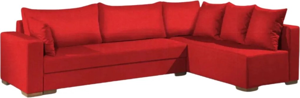 Ъгъл диван Trendy-Left-265φ 165β cm.-Red