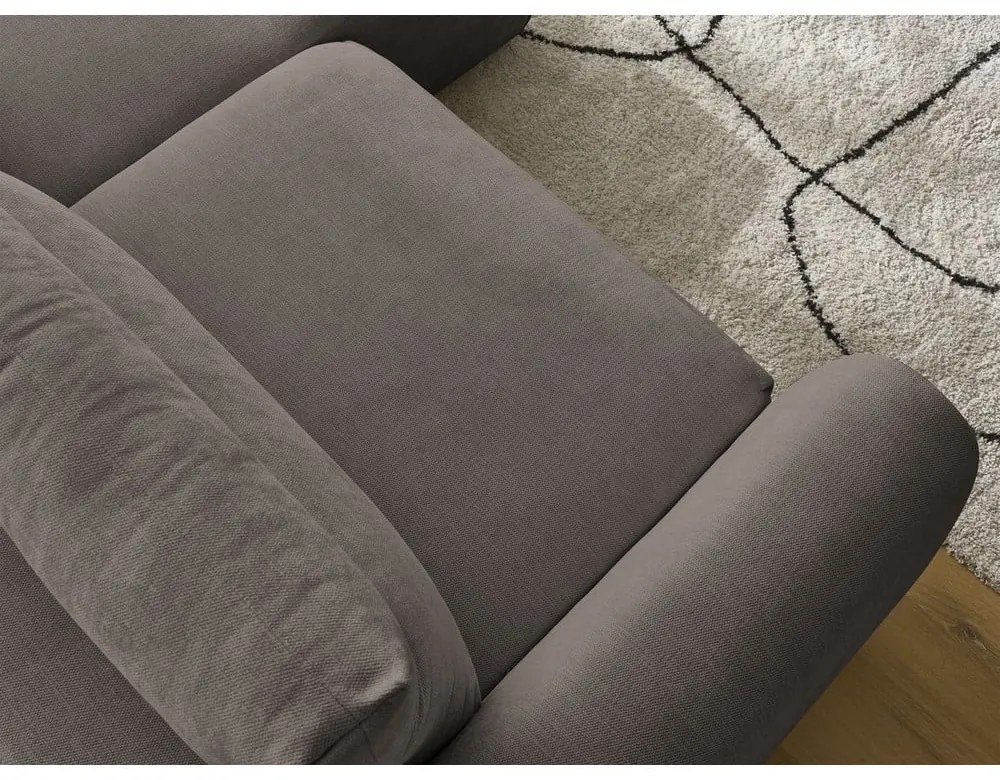 Кафяв ъглов диван Aden – Bobochic Paris