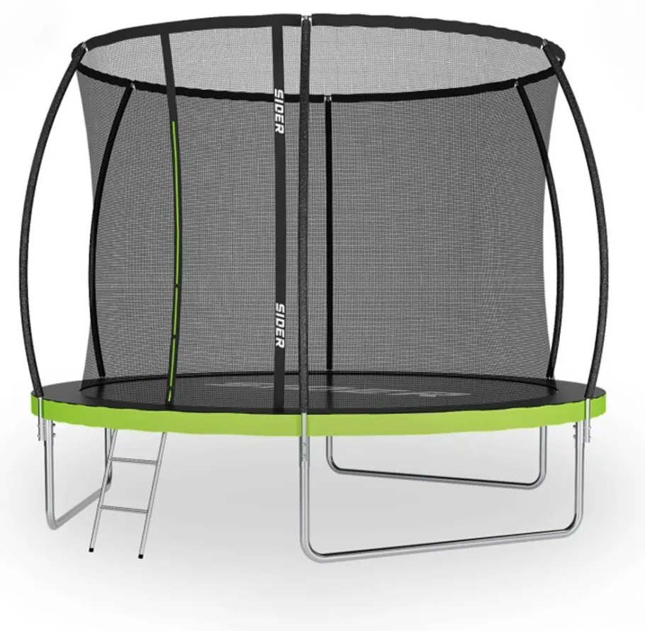 Голям детски батут с мрежа и стълба SIDER 12FT - Ø 374 см