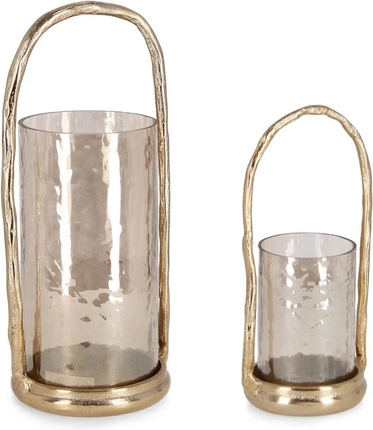 Метални свещници в комплект за чаена свещ 2 бр. Sagar – Bizzotto