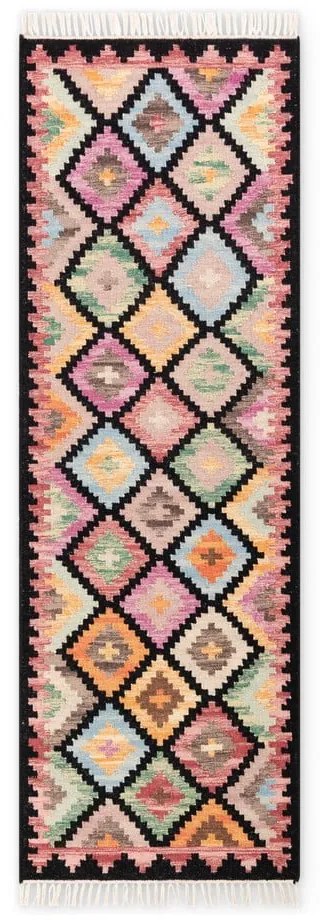 Двустранна/ръчно изработена вълнена пътека 60x190 cm Kamal Zara – Nouristan