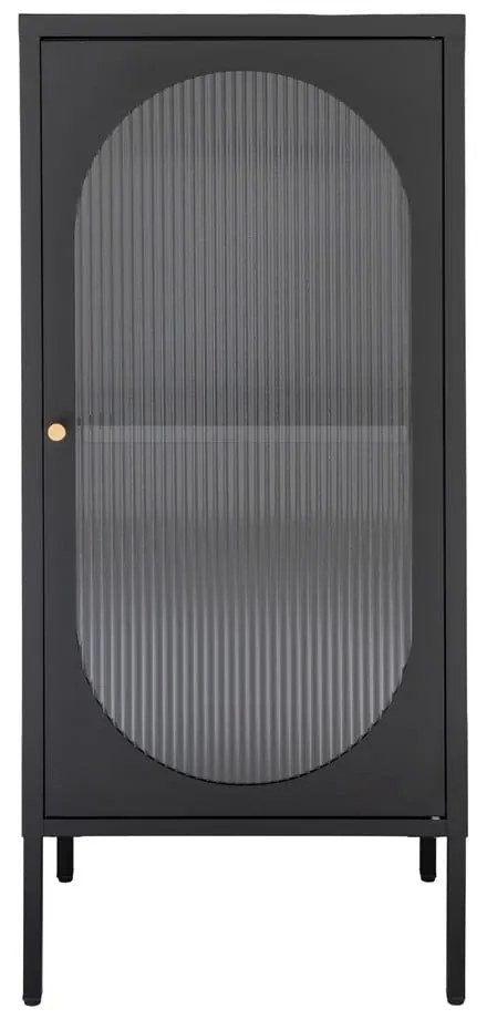 Черна метална витрина 50x110 cm Adelaide - House Nordic