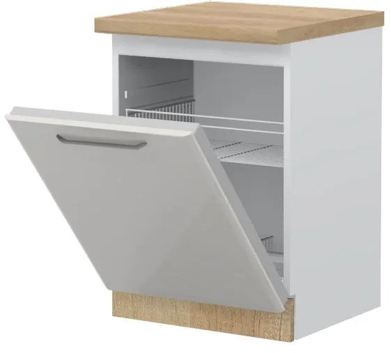 Преден шкаф за съдомиялна машина Modena K60-Gray light