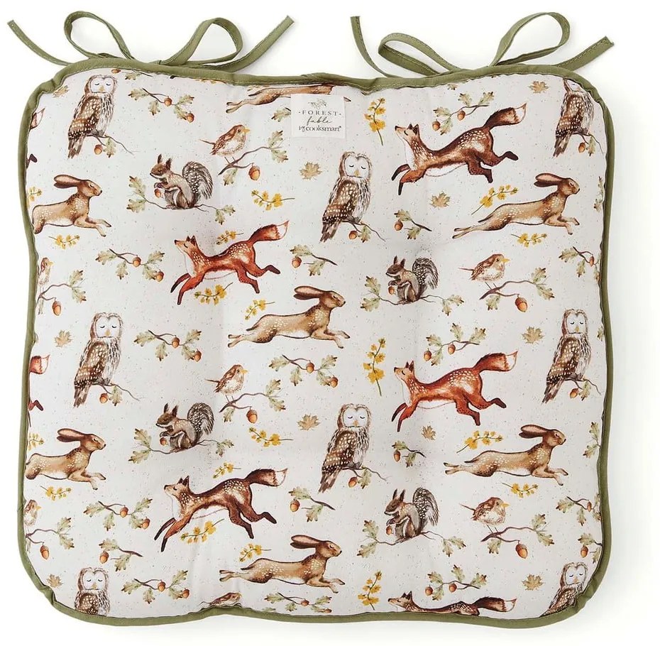 Памучна възглавница за стол 40x43 cm Forest Fable – Cooksmart ®