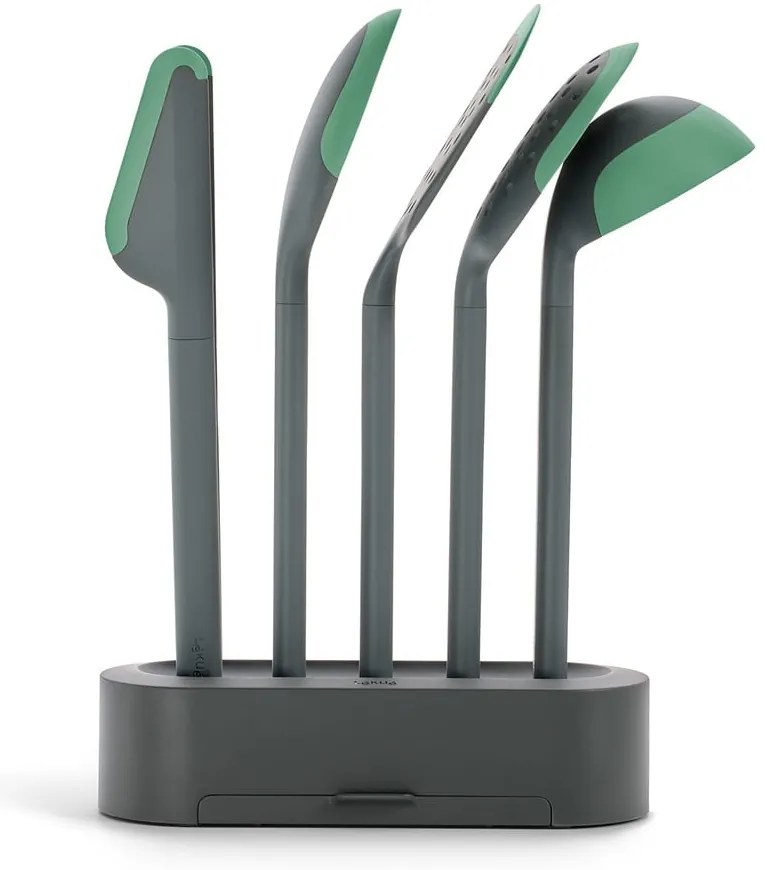 Комплект кухненски прибори 5 бр. със стойка – Lékué