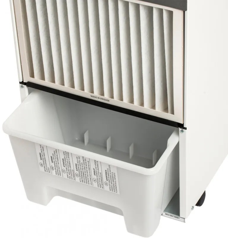 Влагоуловител Woods LD44, За сушилни помещения, До 140 м2, 11.4L, 19l/24ч, HEPA 13, i-EcoDefrost, Бял