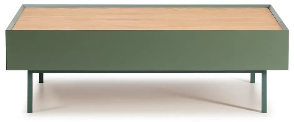 Зелена масичка за кафе Arista - Teulat