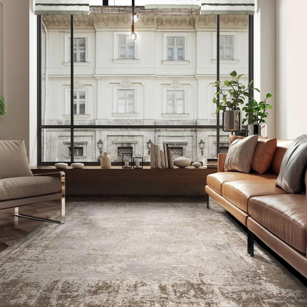 Бежов килим 80x150 cm Kuza – Asiatic Carpets
