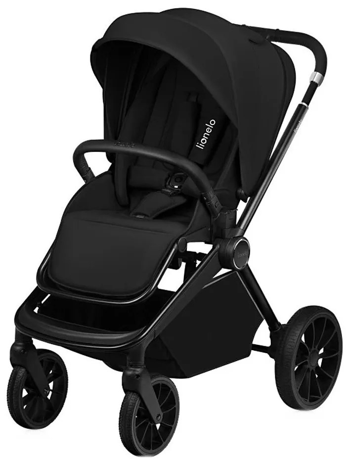 Lionelo - Спортна количка MIKA PLUS Черен оникс