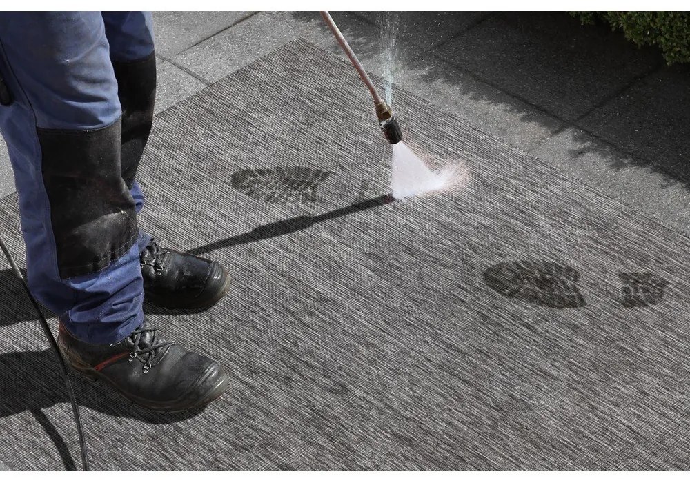 Сив килим за открито , 160 x 230 cm Miami - NORTHRUGS