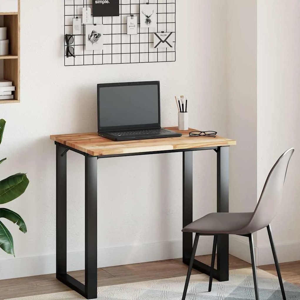 3279753 vidaXL Плот за бюро, маслен финиш, 80x60x2 см, масивно дърво акация