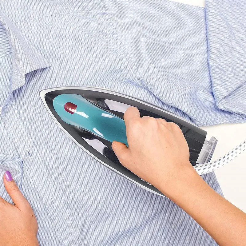 Ютия Beper P204CAL200, 2250W, Керамична плоча, Термостат, Филтър, Непрекъснат цикъл, Бял/синьозелен