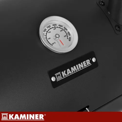 Туристическа скара на дървени въглища с капак