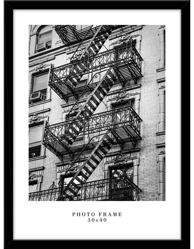 Черна рамка за стена , 33 x 43 cm Floryda - Styler