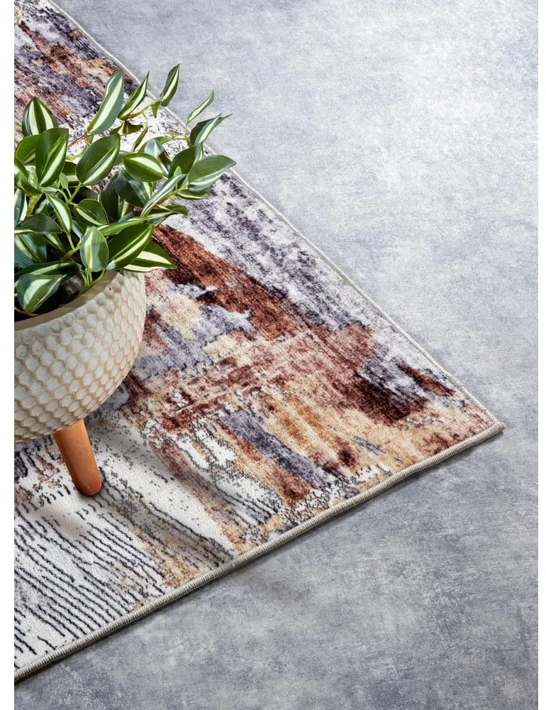 Сив килим 80x150 cm Malard Copper Gold – Elle Decoration