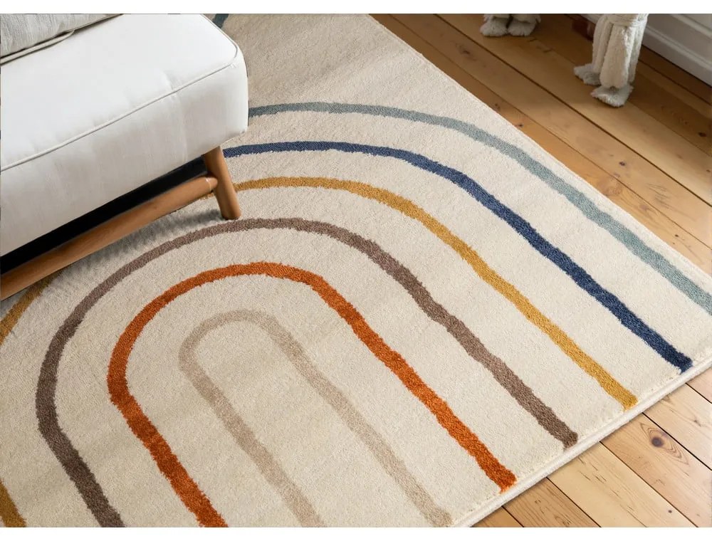 Кремав детски килим 120x170 cm Double Rainbow – Hanse Home
