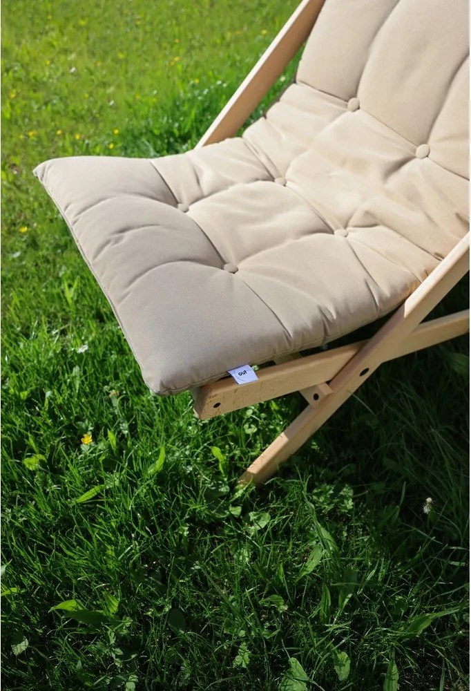 Сгъваем стол Черен/маслиненозелен Boogie - Karup Design