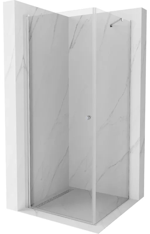 Mexen Pretoria душ кабинка с отваряеми врати 100 x 100 см, прозрачен, хром - 852-100-100-01-00