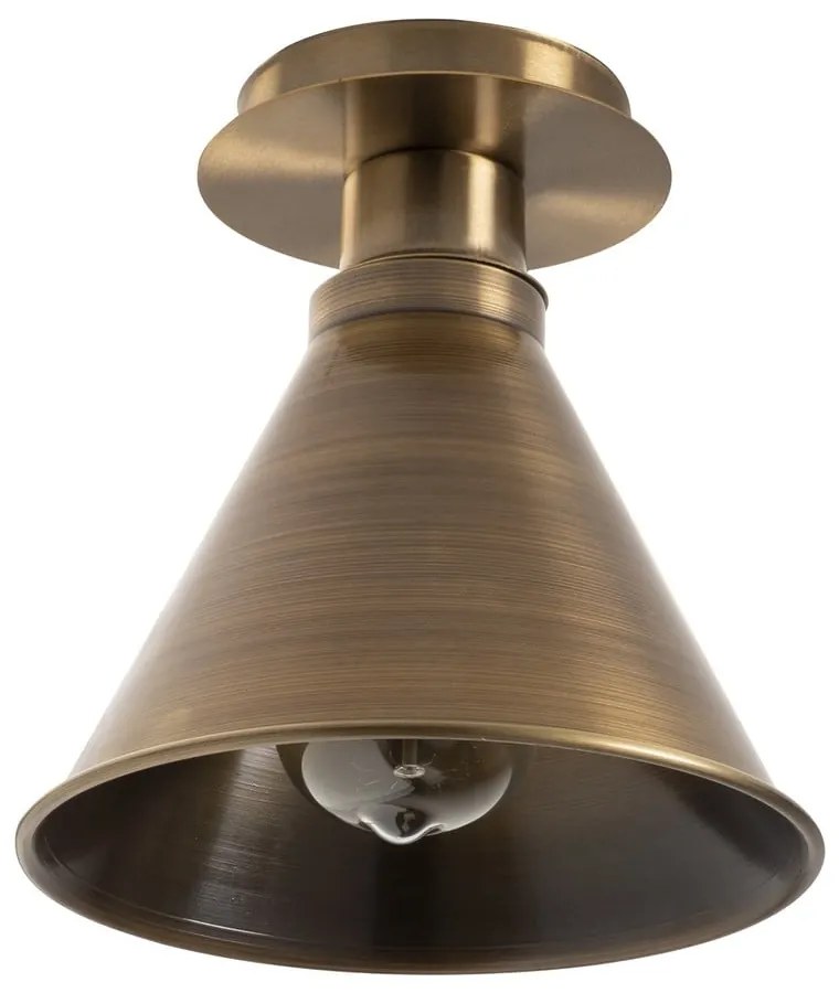 Осветително тяло за таван с метален абажур в бронзов цвят ø 20 cm Berceste – Opviq lights