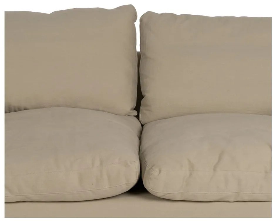 Бежов ленен диван 180 cm – Ixia