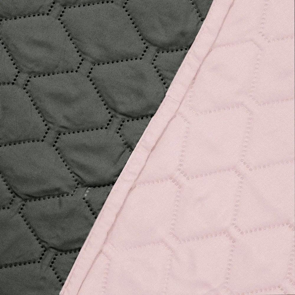 Розово-черна двустранна покривка за легло от микрофибър , 200 x 220 cm Axel - DecoKing