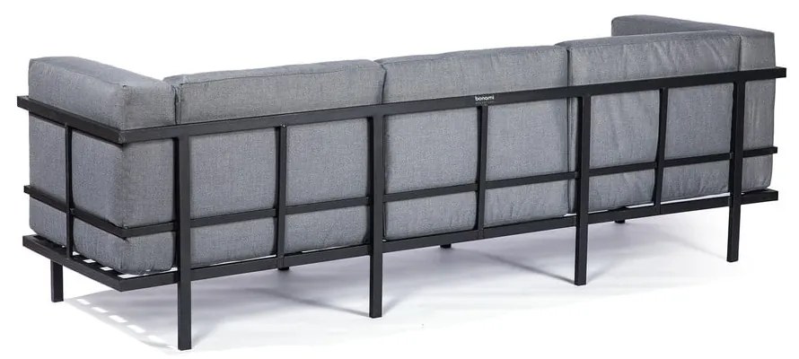 Графитно сив градински диван с три места Bellisima - Bonami Selection