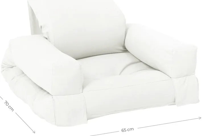 Жълт разтегателен диван 140 cm Hippo - Karup Design