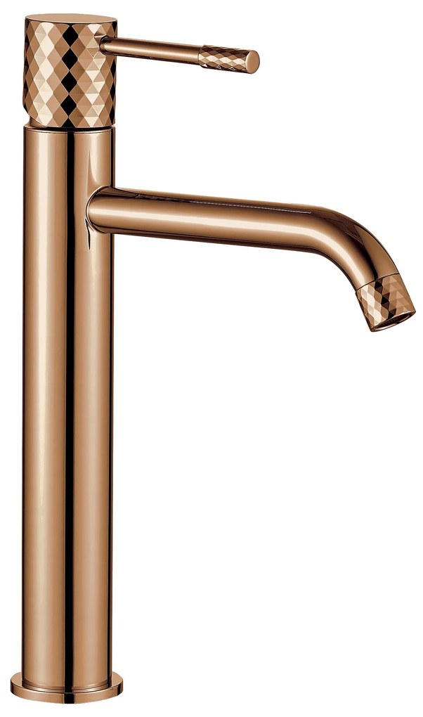 Смесител за мивка Rea Lungo Diamond Copper High