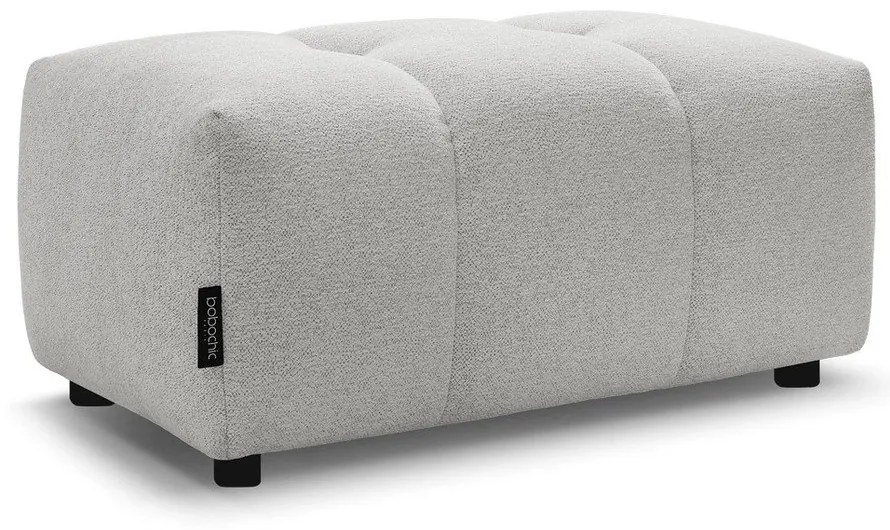 Светлосива шенилова табуретка Roxelane – Bobochic Paris