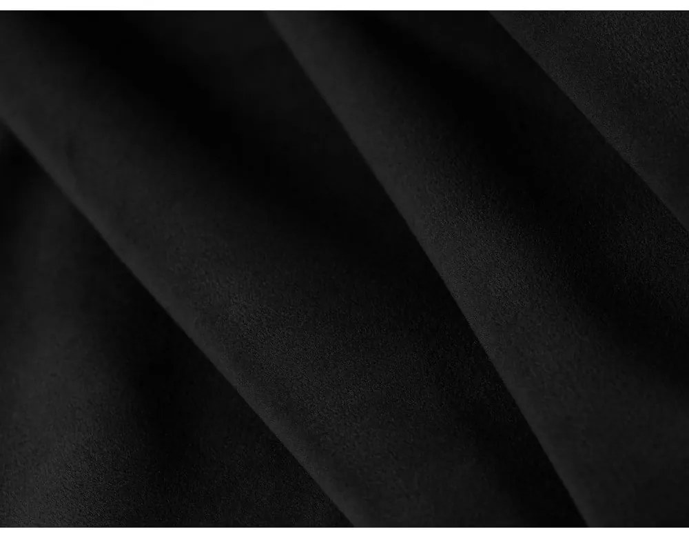 Диван от черно кадифе 285 cm Bellis - Micadoni Home