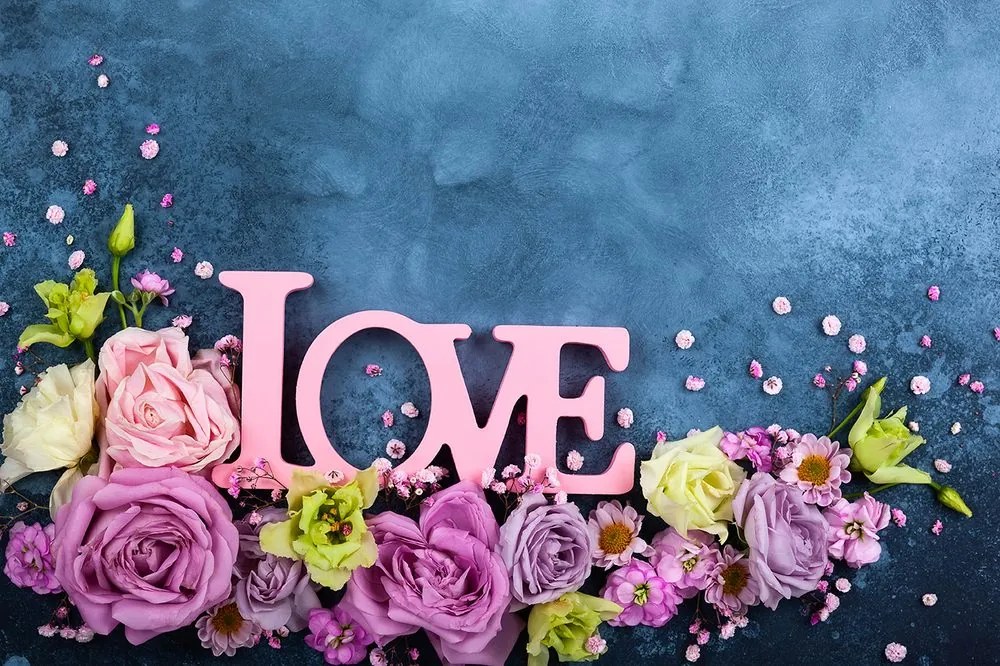 Фототапет – Надпис Love