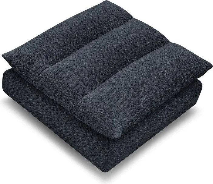 Тъмносиня шенилова табуретка Neil – Bobochic Paris