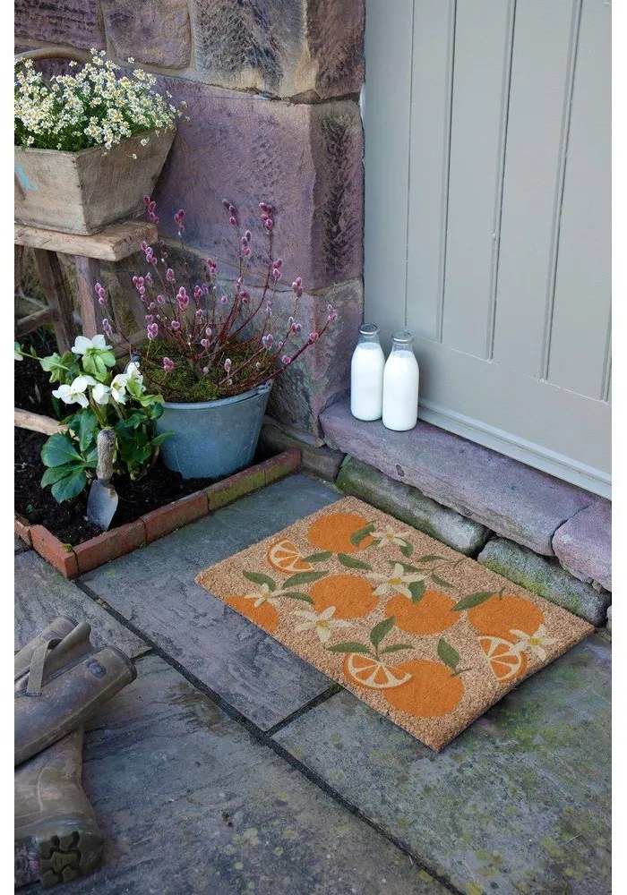 Изтривалка от кокосови влакна 40x60 cm Orange – Artsy Doormats