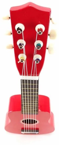 Дървена играчка - Китара червена &quot;Guitar 21&quot; Red - Viga Toys