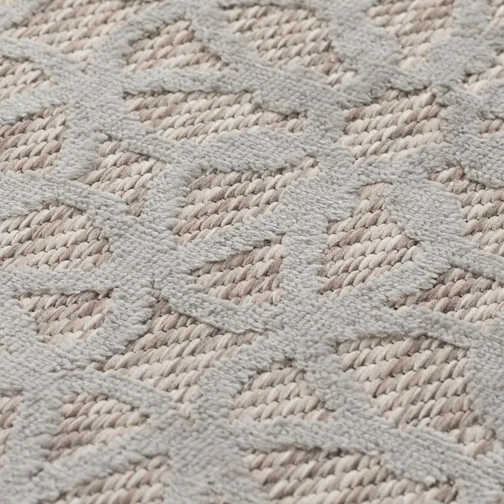 Сив външен килим 230x160 cm Argento - Flair Rugs