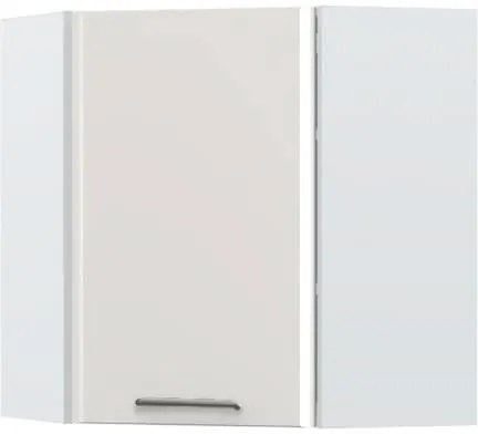 Висящ ъглов шкаф Modena V7-UG-1K-White - Gray light