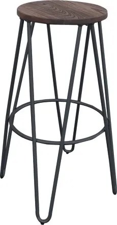 Бар столове Arco Wood-Black