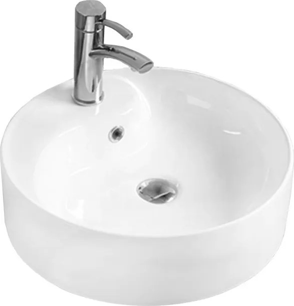 Mexen Lila мивка върху плота 46 x 46 см, бяла - 21824600