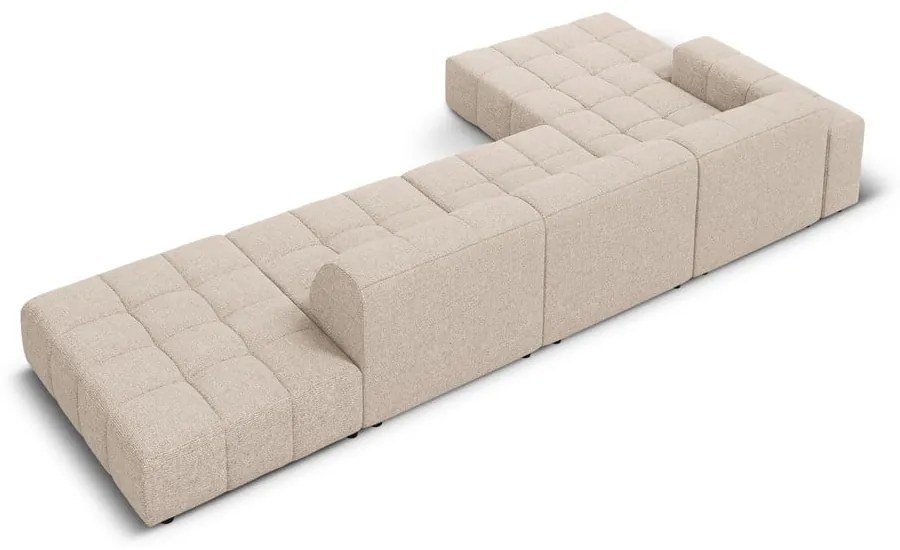 Бежов ъглов диван (ляв ъгъл) Chicago - Cosmopolitan Design