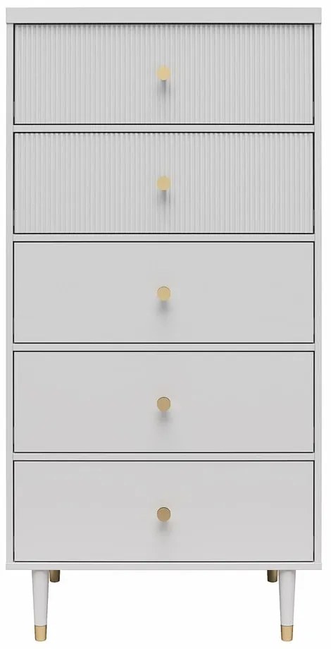 Светлосив висок скрин 70x141 cm Elizabeth – CosmoLiving by Cosmopolitan