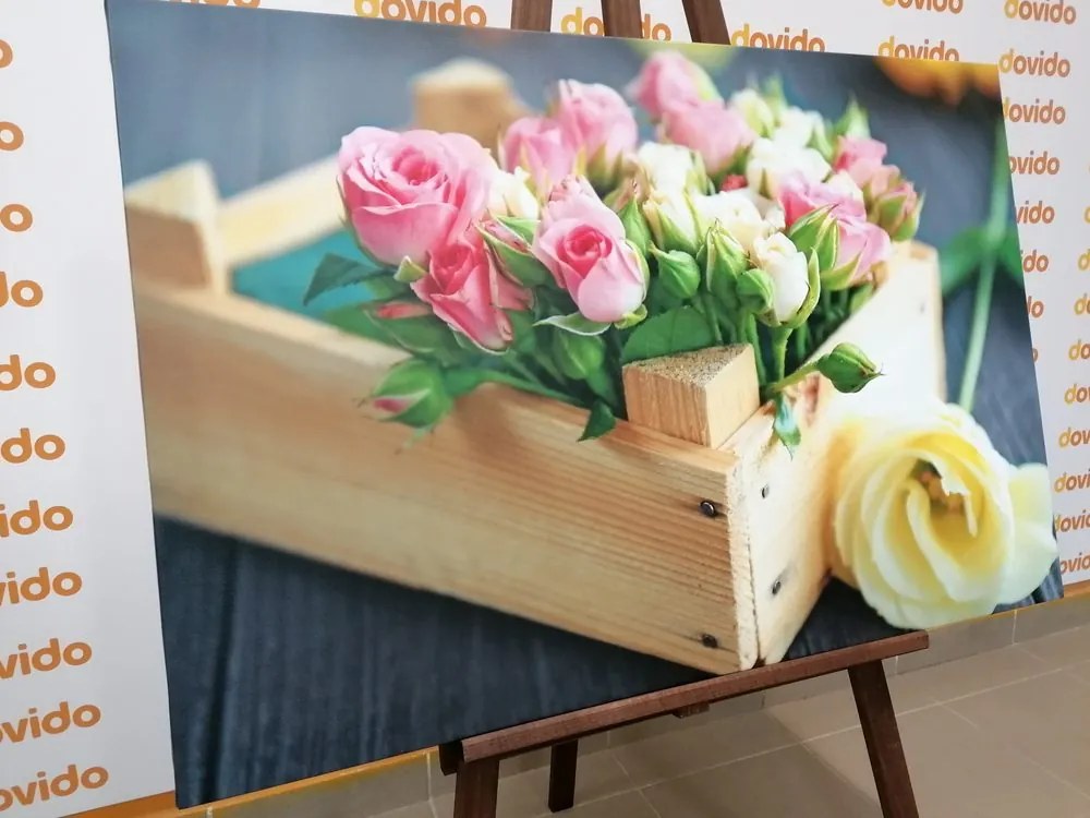 Картина на платно – Нежна цветна композиция