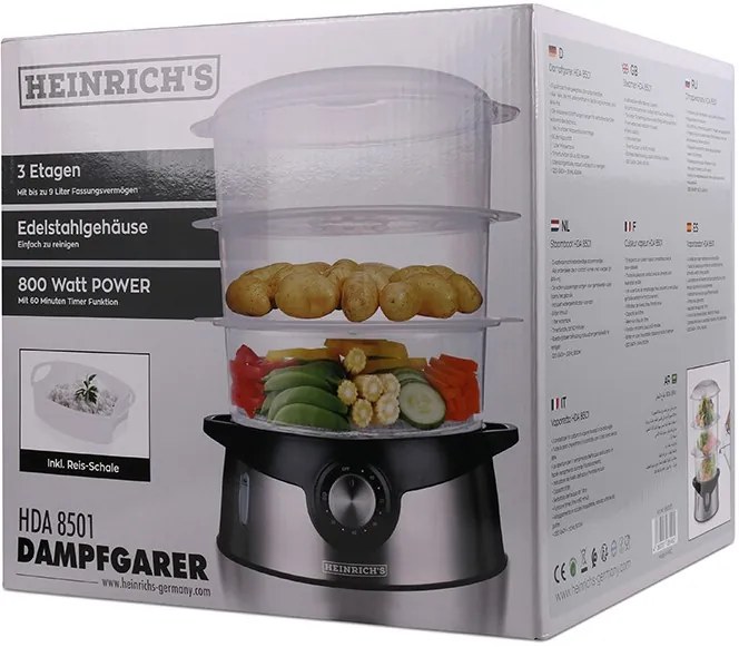 Уред за пара HEINRICH'S HDA 8501