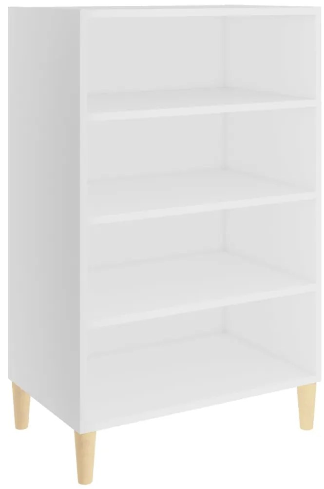 806121 vidaXL Бюфет, бял, 57x35x90 см, инженерно дърво