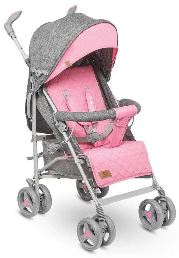 Lionelo - лека чадърна количка IRMA розова