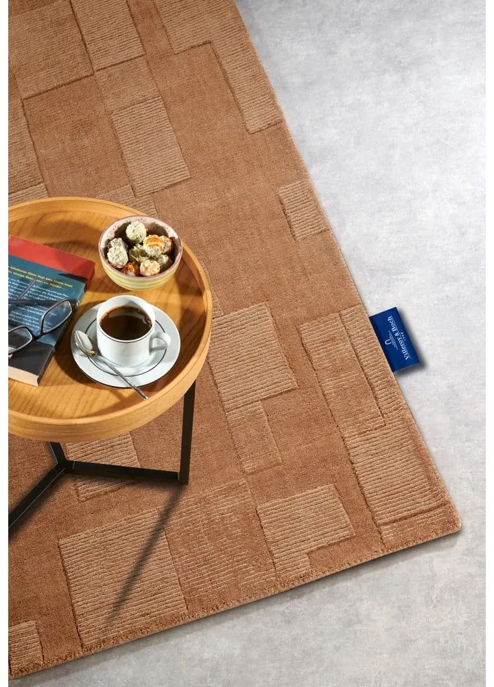 Кафяв ръчно изработен вълнен килим 160x230 cm Wilhelmine – Villeroy&amp;Boch
