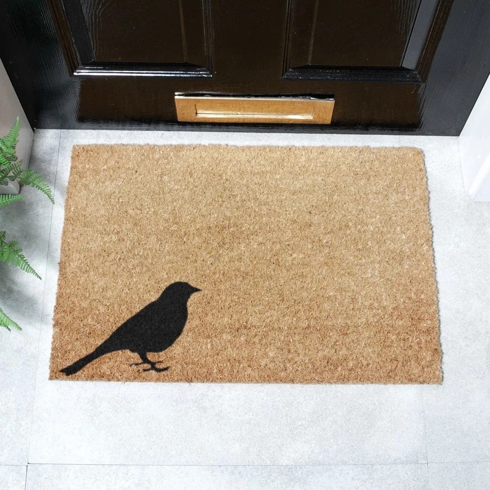 Изтривалка от кокосови влакна 40x60 cm Bird – Artsy Doormats