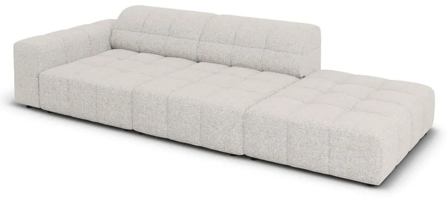 Светлосив шезлонг (ляв ъгъл) Chicago – Cosmopolitan Design