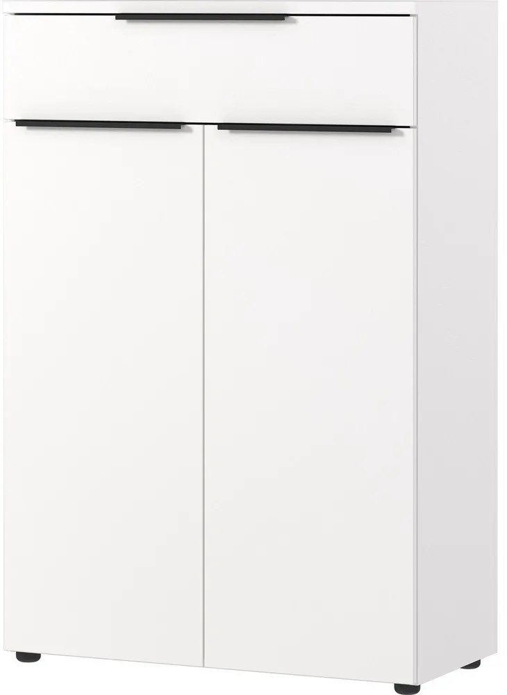 Бял висок скрин с чекмеджета 81x120 cm Mailand - Germania