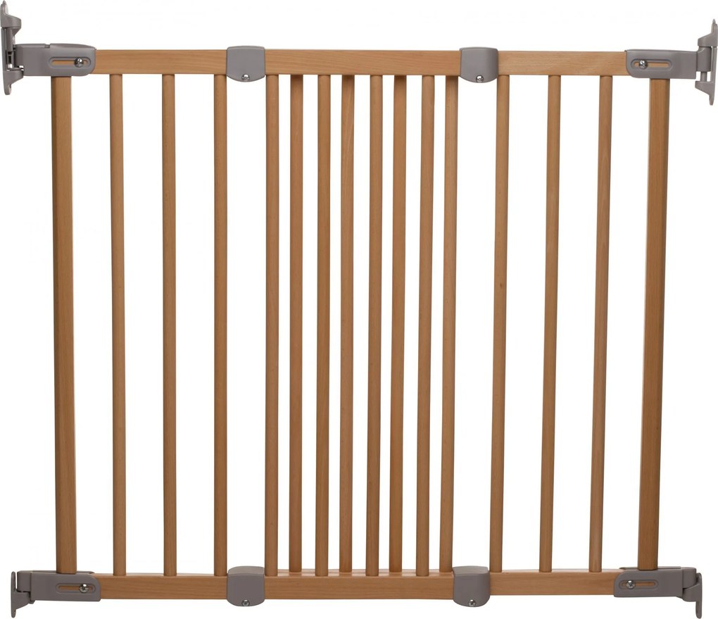 Baby Dan - Преграда Flexi Fit wood - Natural/Silver