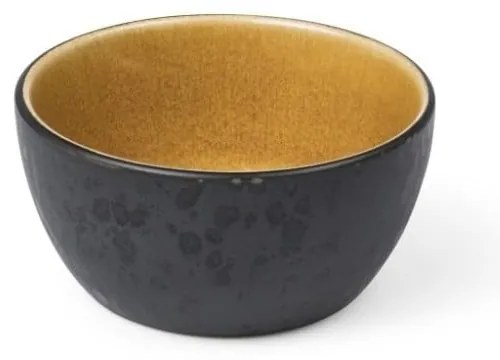 Черна/в кехлибарен цвят глинена купичка 200 ml Black/Amber – Bitz